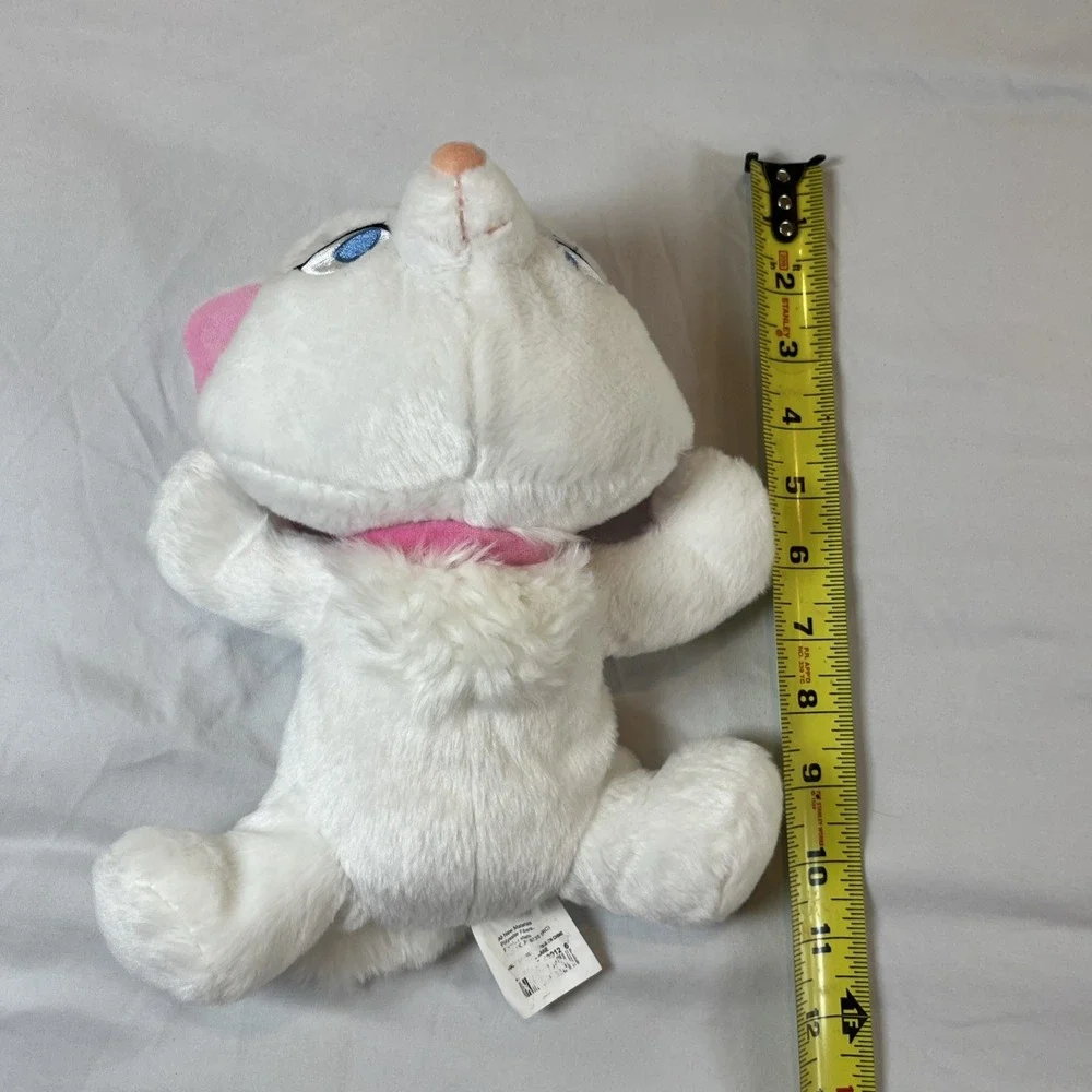 Disney Store Aristocats Marie White Cat Kitty Kitten‎ Plush Stuffed Animal Toy